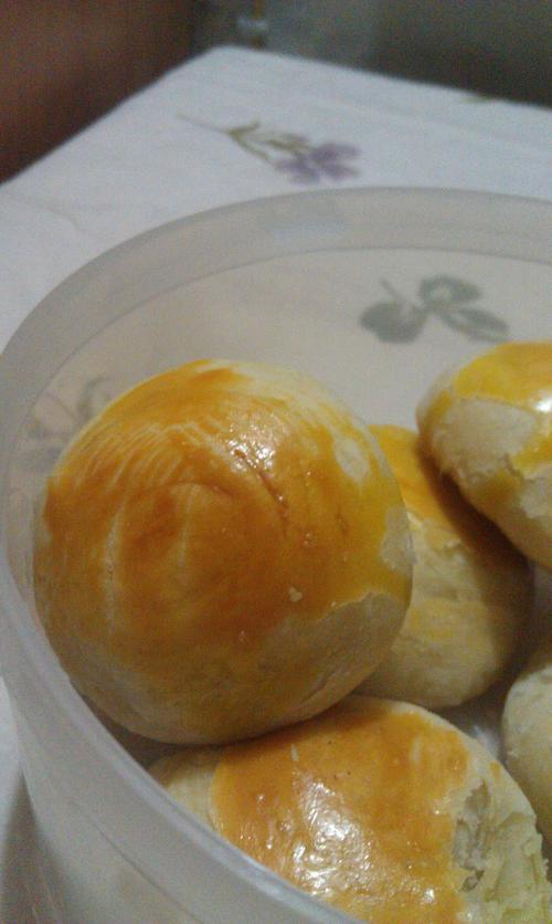 菠萝豆-1做的苏式鲜肉月饼